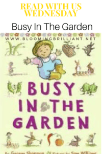 Busy In the Garden introduction to poetry for preschoolers.