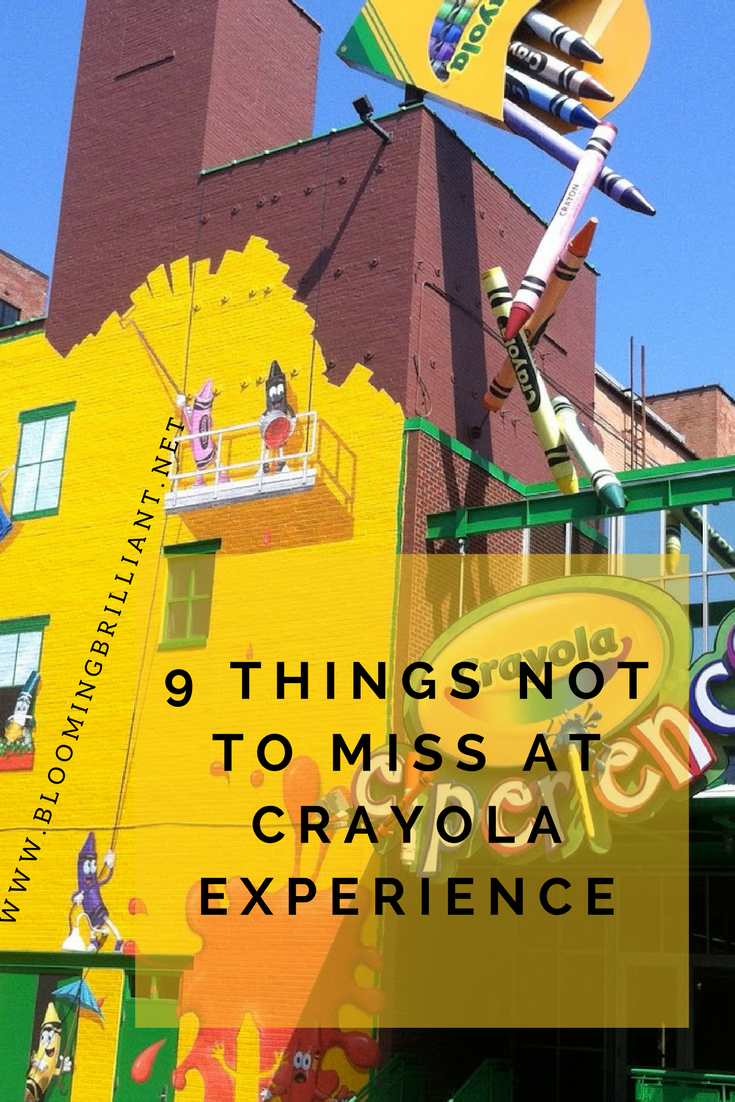 9 Things not to miss when you visit Crayola Experience. 