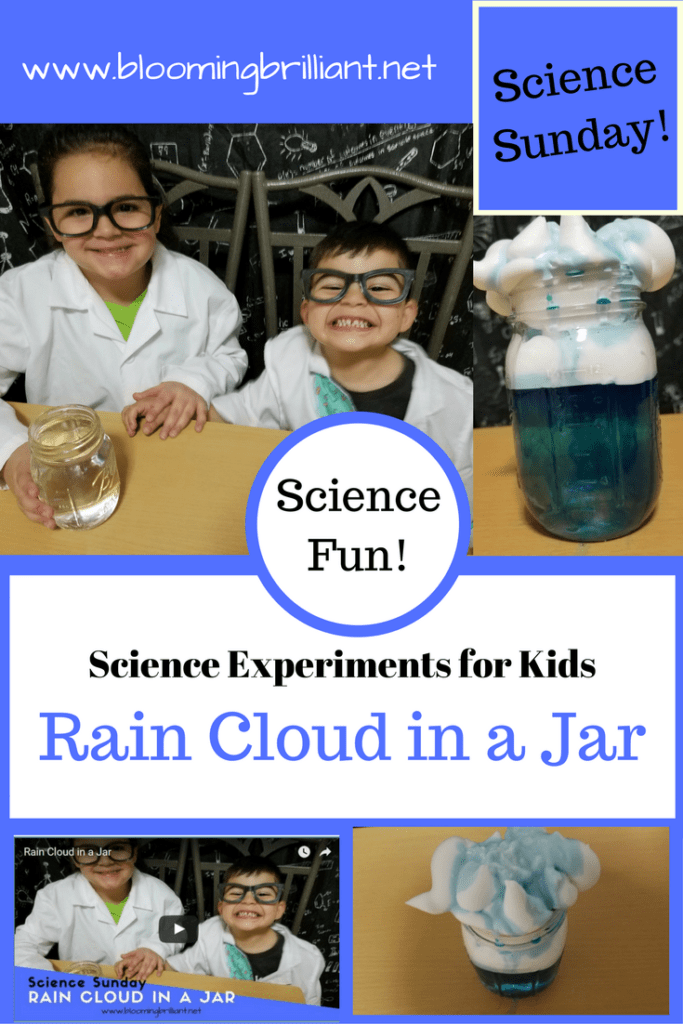 Science Sunday Explore Rain Cloud in a Jar in another Super Simple Experiment for Children. Your kids will love this Rain Cloud in a Jar.