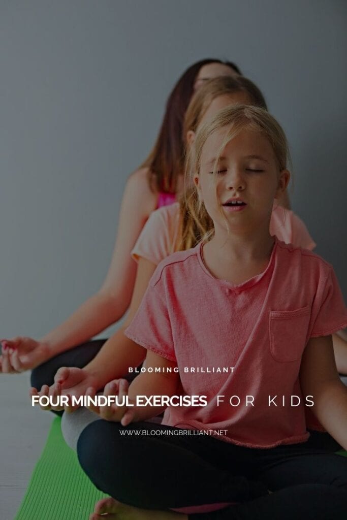 Pinterest Pin 4 Mindful Exercises For Kids