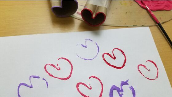 Spread Love By Crafting Paper Heart Stamps