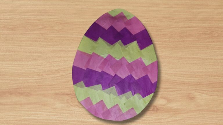 Easter Egg Rip and Paste Craft for Kids Blog Banner