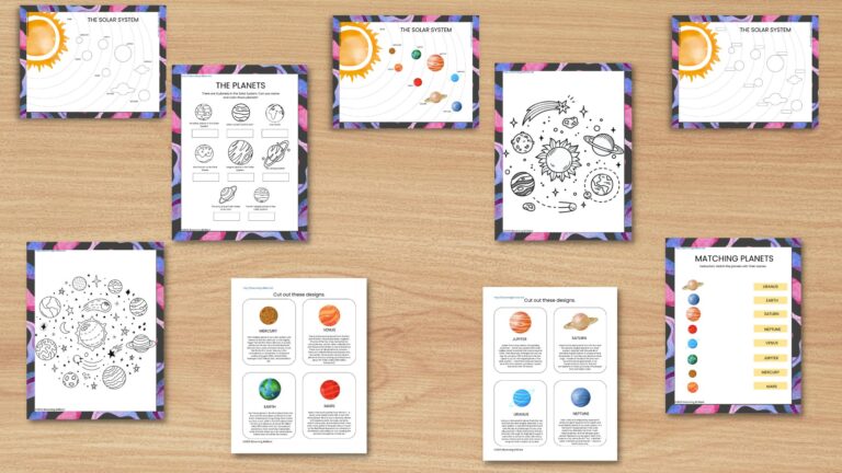 Solar System Learning Pack for Homeschoolers Blog Banner
